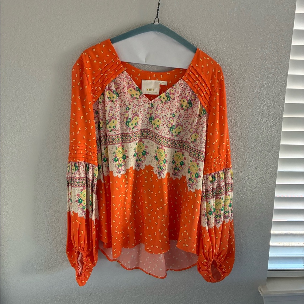 Anthropologie Floral Women's Top